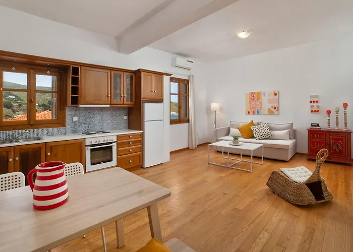 Lägenhet Seaview Comfy Flat In - Walk To Ándros